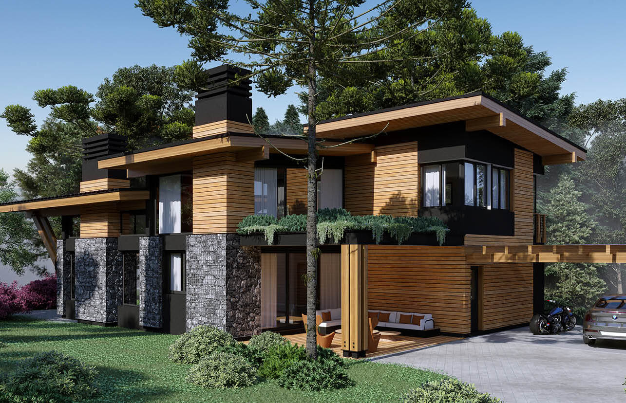 Fachada Winter House